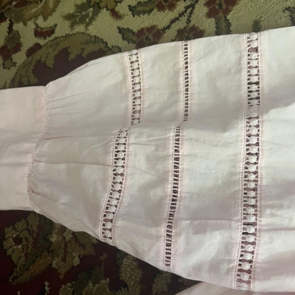 J crew crochet and ruffle blouse - Picture 4 of 5